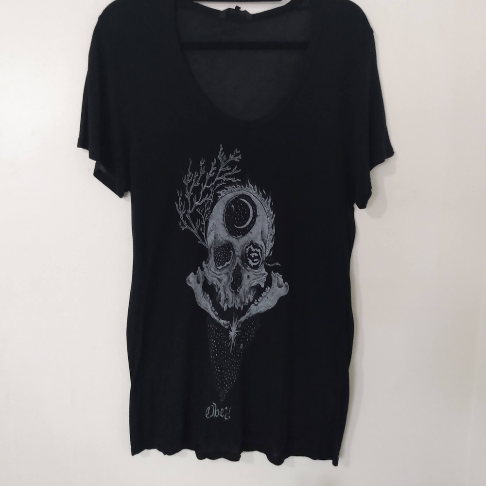 Obey Bryan Proteau Elevations Boyfriend Tee Large
